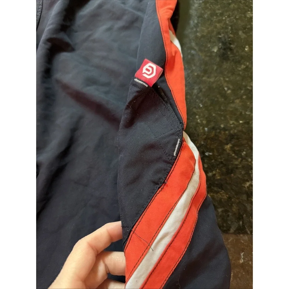 Vintage OP Ocean‎ Pacific Board Shorts Sz 38 Black Red Skater Surfer Swim